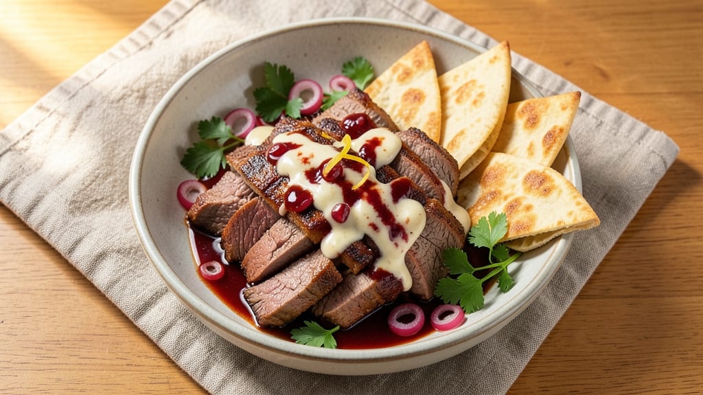 Baked Beef Shawarma Recipe: Spiced Yogurt-Marinated Crust With Tender Layers