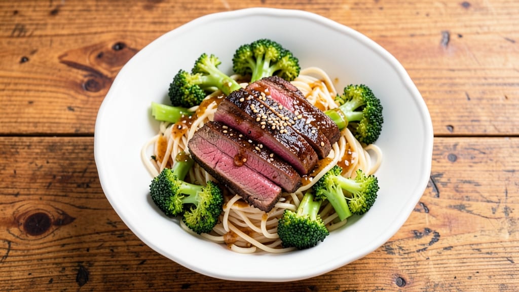 Beef and Broccoli Salad Recipe: Crunchy Noodles With Tangy Soy-Lime Dressing