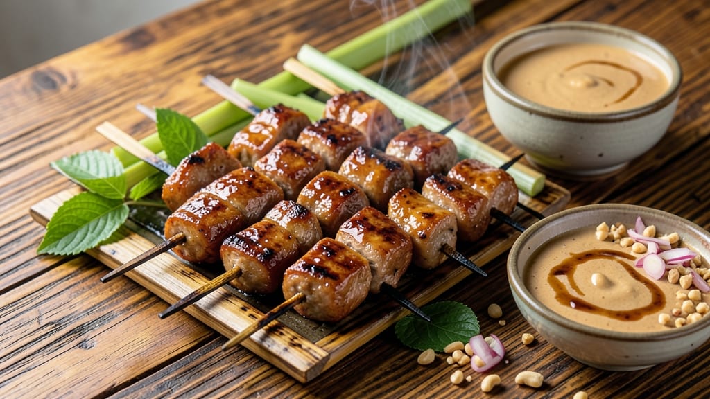 Authentic Thai Beef Satay Recipe: Skewered Perfection With Peanut Butter Kiss