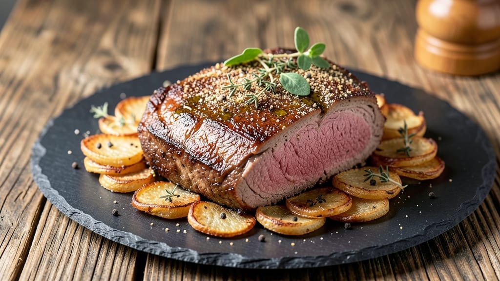Air Fry Roast Beef Recipe: Crispy Crust, Juicy Pink Centers