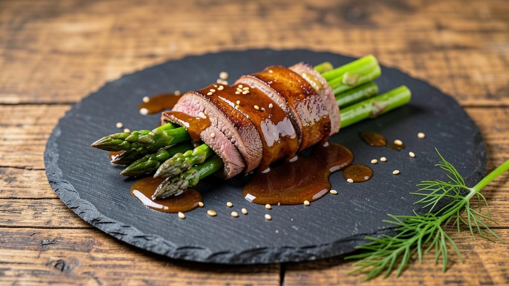 Beef Asparagus Rolls Recipe: Wrapped Tender Bites With Silky Soy Glaze