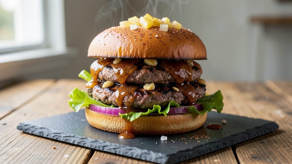 BBQ Beef Burger Recipe Jamie Oliver: Smoky Char and Juicy Centers in 15 Minutes