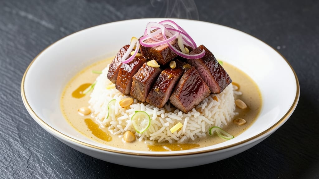 Beef Arroz Caldo Recipe: Fragrant Coconut-Lime Broth Over Tender Rice