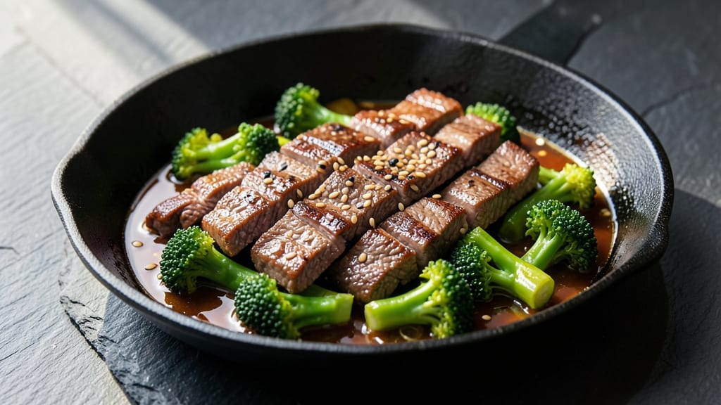 Beef and Broccoli Skillet Recipe: Wok-Hot Soy Ginger Crunch in One Pan