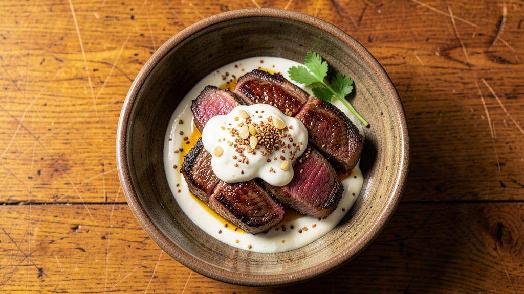 Arab Beef Recipe: Spiced Yogurt Marinated Steaks with Charred Crisp