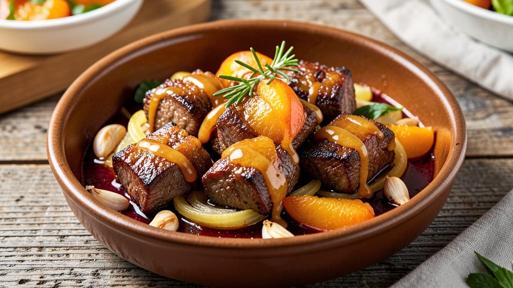 Beef and Peaches Recipe: Sweet-Savory Stew With Caramelized Fond