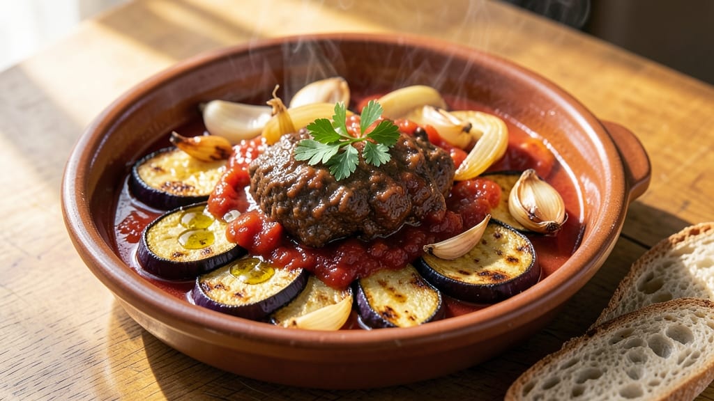 Aubergine and Minced Beef Recipe: Spiced Tomato Braise with Silky Texture