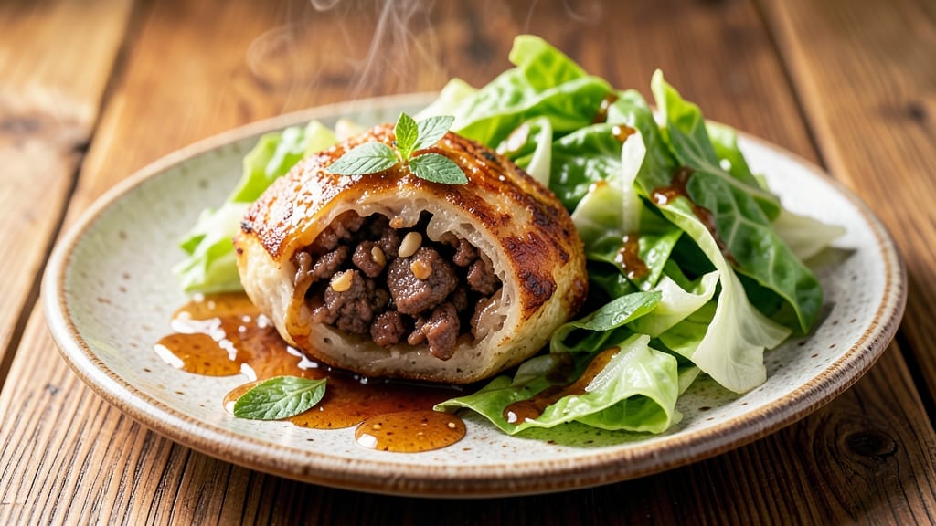 Beef and Cabbage Dumplings Recipe: Steamed Softness With Crispy Edges