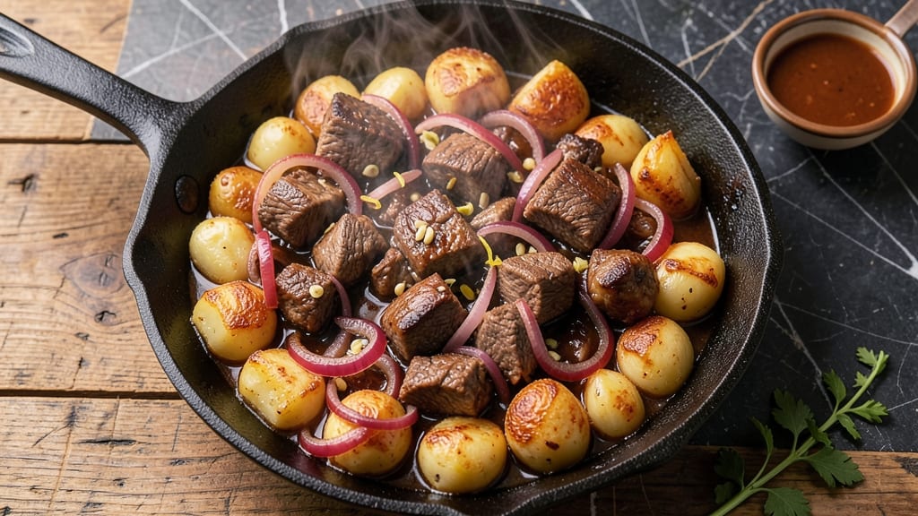 Beef and Tater Bake Recipe: Crispy Top and Melty Potato Layers