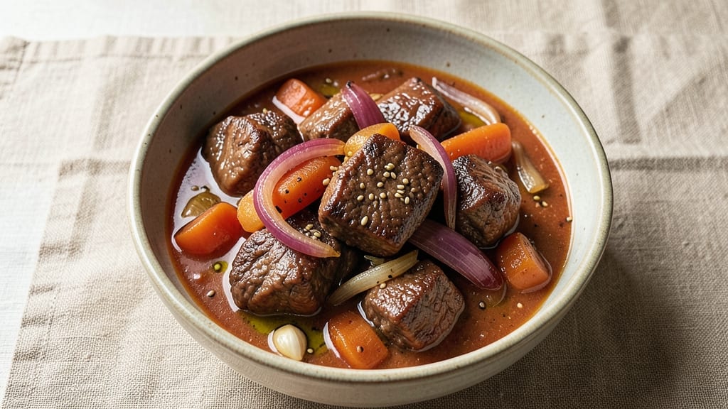 Beef and Onion Stew Recipe: Deep-Rich Flavor From Slow-Braised Onions