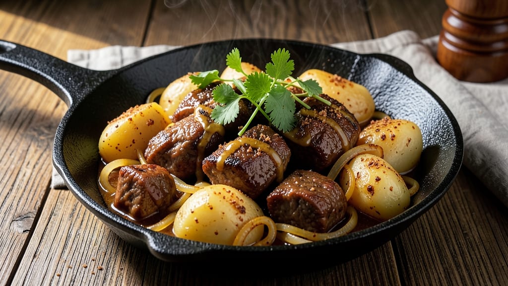 Beef and Potatoes Vietnamese Recipe: Fragrant Coconut-Caramelized Comfort