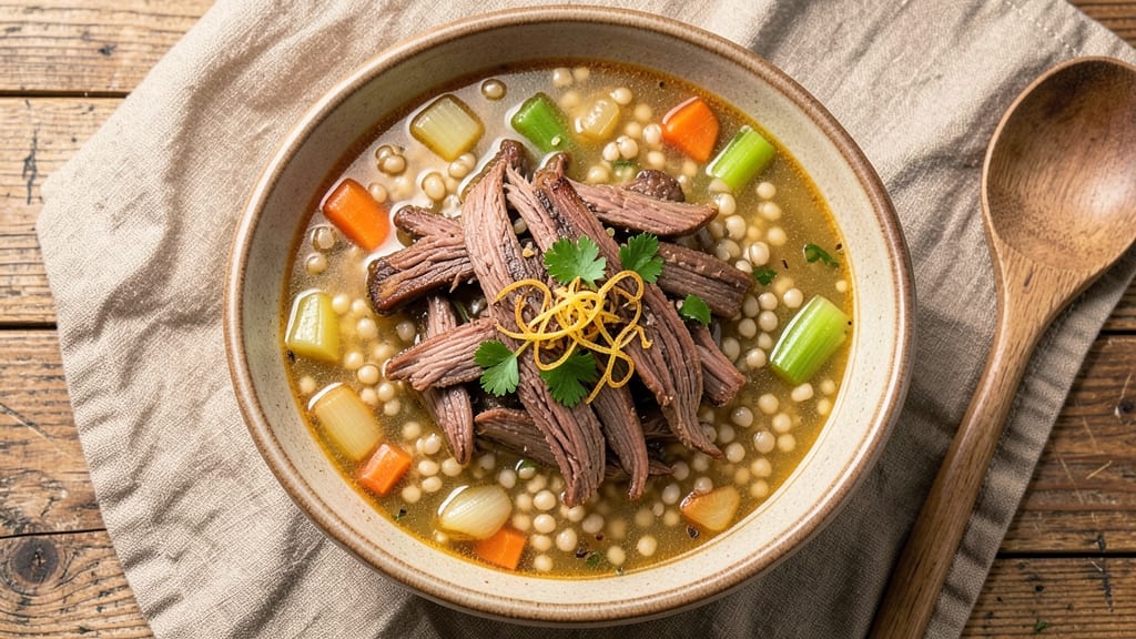 Beef Barley Soup Recipe With Leftover Roast: One-Pot Revival of Savory Depth