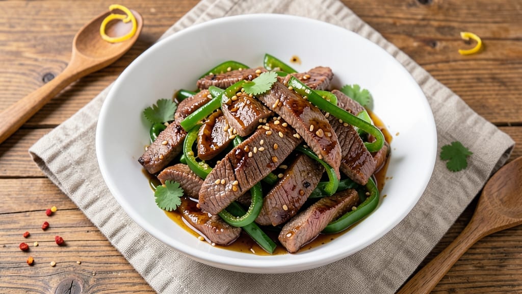 Beef and Green Pepper Stir Fry Recipe: Crisp-Tender Bites With Quick-Wok Heat