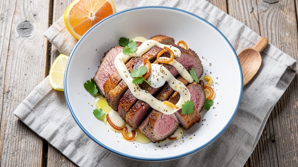Beef and Greek Yogurt Recipe: Tangy Creamy Stew With Tender Meat