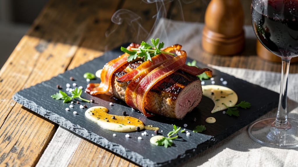 Bacon-Wrapped Beef Tenderloin Recipe: Oven-Seared Crust and Juicy Core