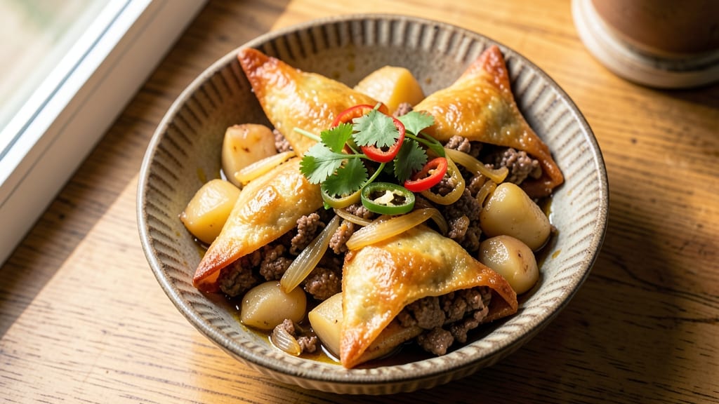 Beef and Potato Samosa Recipe: Crispy Pastry Wrapped in Spiced Filling