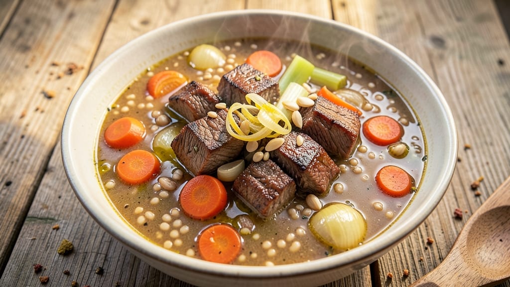 Beef Barley Soup Recipe Martha Stewart: Hearty Winter Stew With Savory Pearl Barley