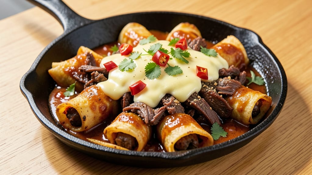 Authentic Beef Enchiladas Recipe With Corn Tortillas: Smoky Chipotle Cheese Rivers and Crispy Edges