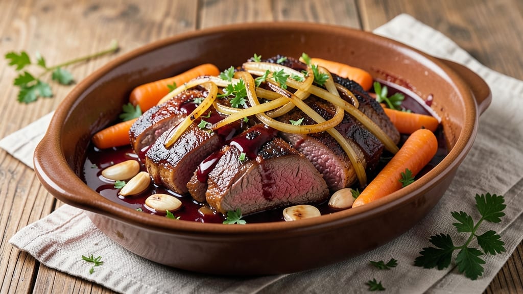 Bavarian Beef Recipe: Slow-Braised to Buttery Richness With Caramelized Fond