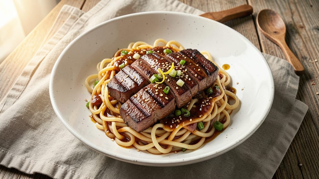 Beef and Frozen Noodles Recipe: One-Pot Protein-Packed Meal in 25 Minutes
