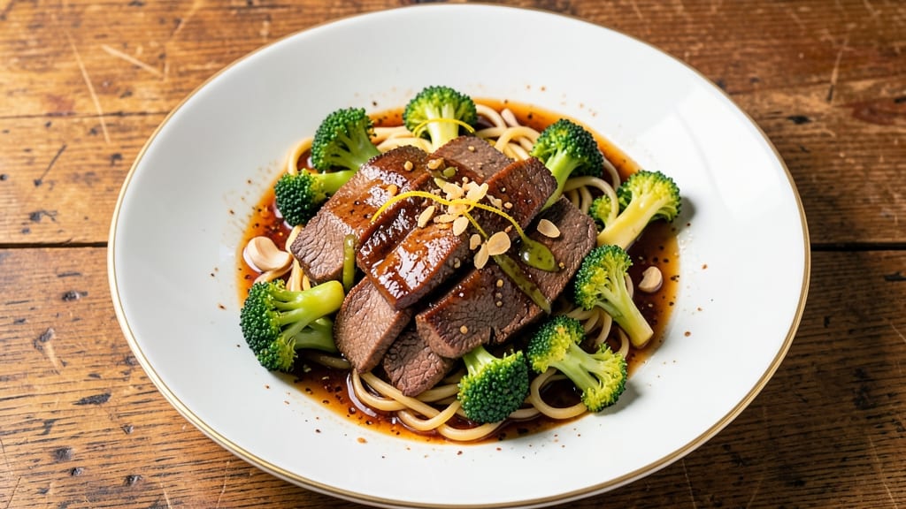 Beef and Broccoli Filipino Recipe: Soy-Ginger Crunch With Silky Noodles