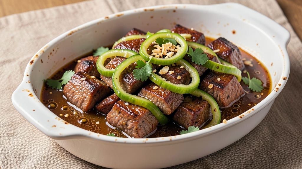 Beef Ampalaya With Oyster Sauce Recipe: Silky Bitter Melon and Caramelized Beef Harmony