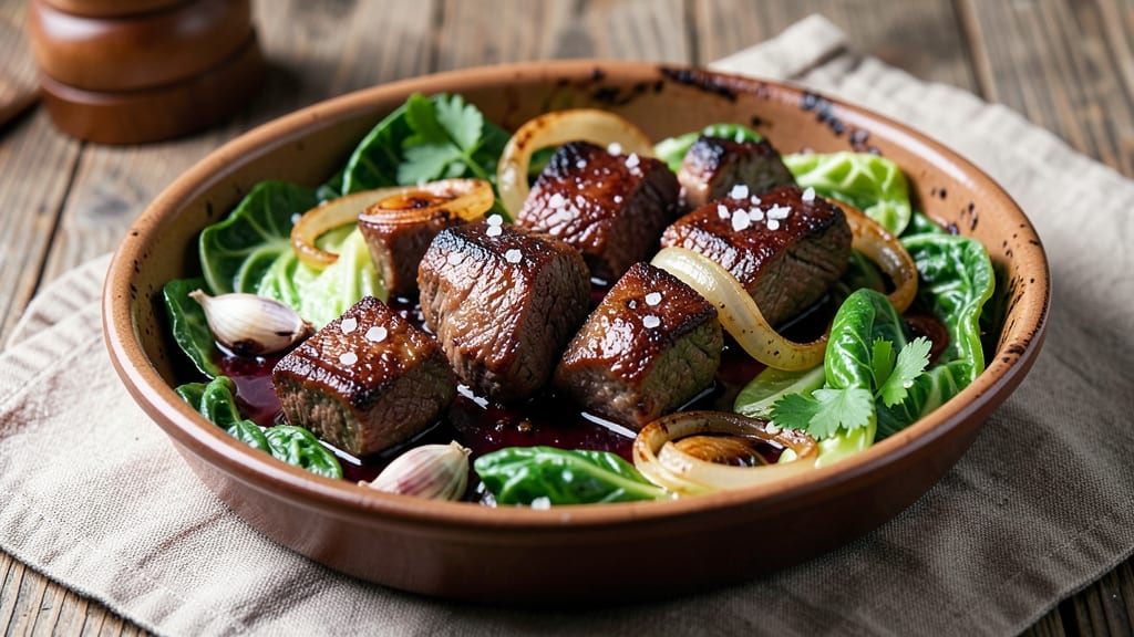 Beef and Green Cabbage Recipe: Savory Braise With Crunchy Cabbage Bites