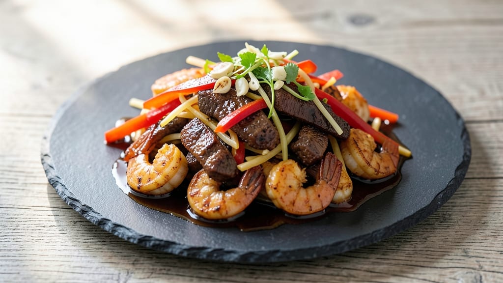 Beef and Prawn Stir Fry Recipe: Wok-Hot Soy-Ginger Crunch in 15 Minutes