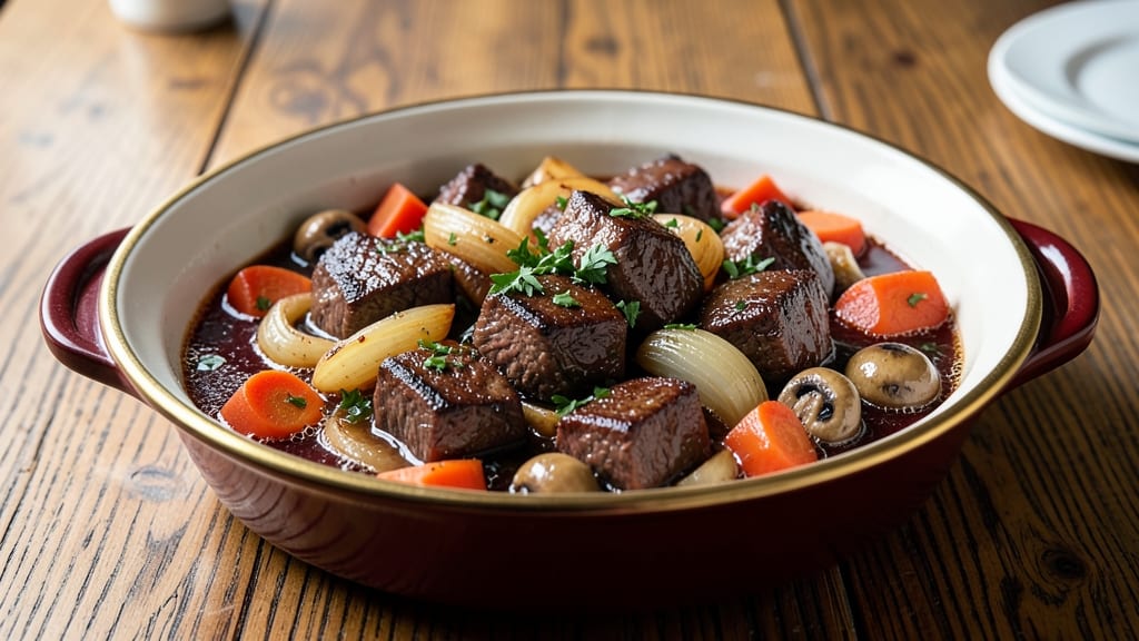 Auguste Escoffier's Beef Bourguignon Recipe: Deep Wine-Braised Luxury With Caramelized Fond