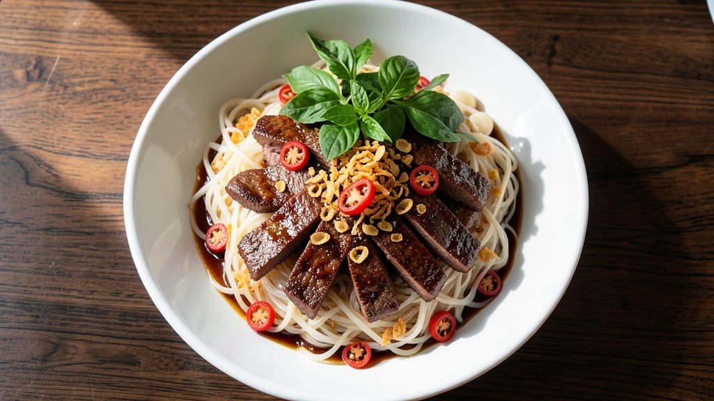 Beef and Glass Noodles Recipe: Wok-Fired Crunch Meets Silky Soy Ginger