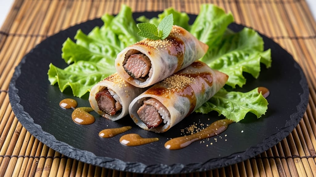 Asian Beef Rolls Recipe: Crispy Spring Rolls With Silky Soy-Lime Dipping