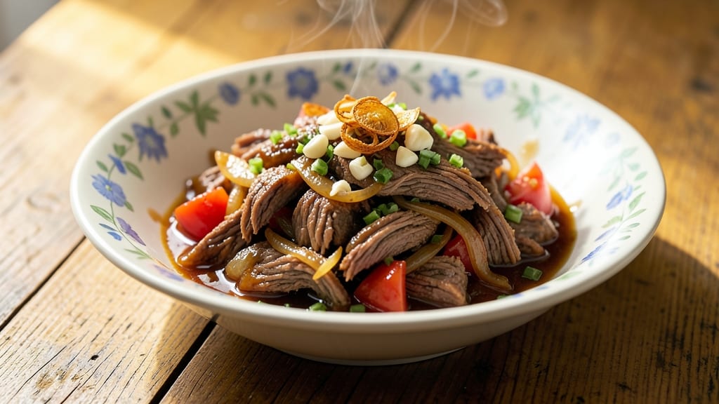 Beef Binagoongan Recipe: Slow-Simmered Soy-Ginger Richness in One Pot