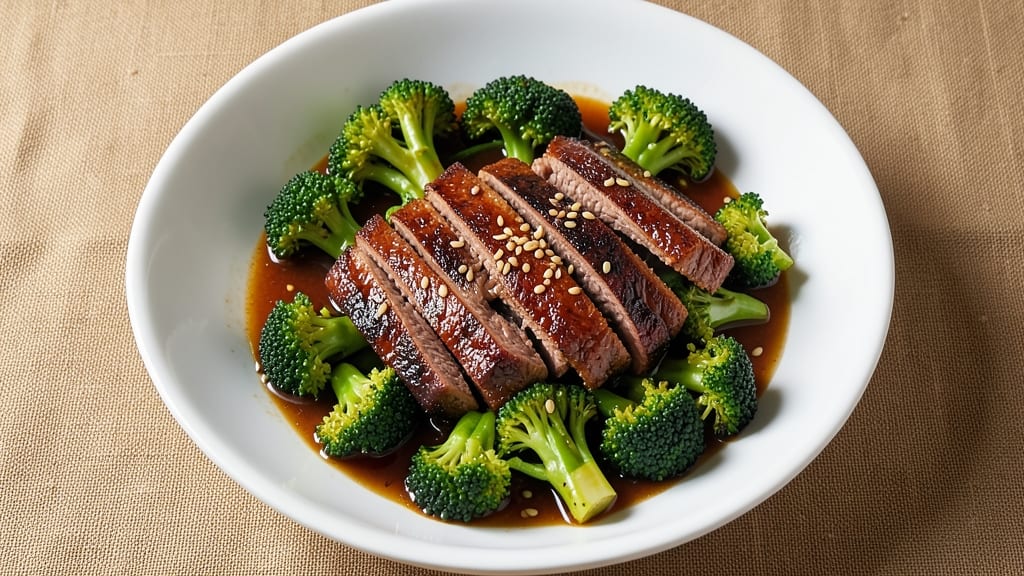 Beef and Broccoli Recipe Better Than Takeout: Velvet Soy Glaze with Crunchy Broccoli Florets