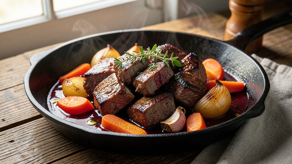 Beef Beaujolais Recipe: Burgundy-Inspired Braise With Velvety Wine Sauce