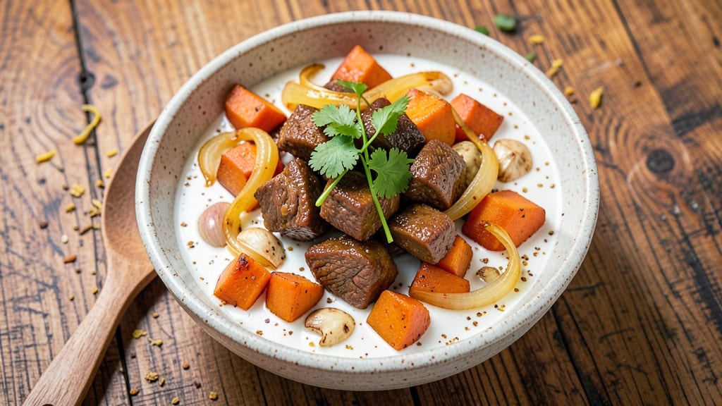 Beef and Sweet Potato Curry Recipe: Spiced Coconut Depth With Caramelized Sweetness