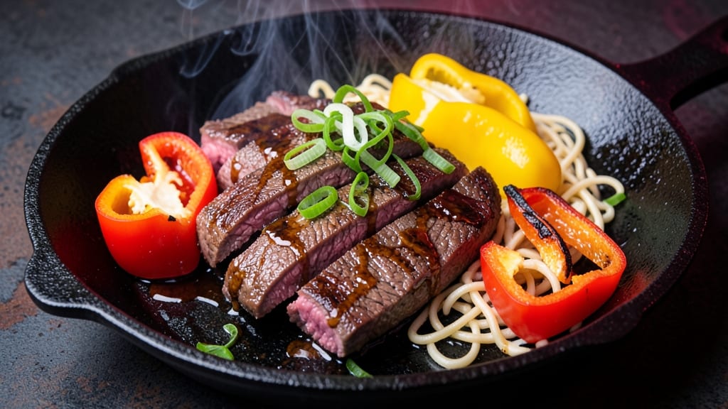 Beef and Bell Peppers Cowboy Bebop Recipe: Smoky-Sweet Stir-Fry With Instant Ramen Twist
