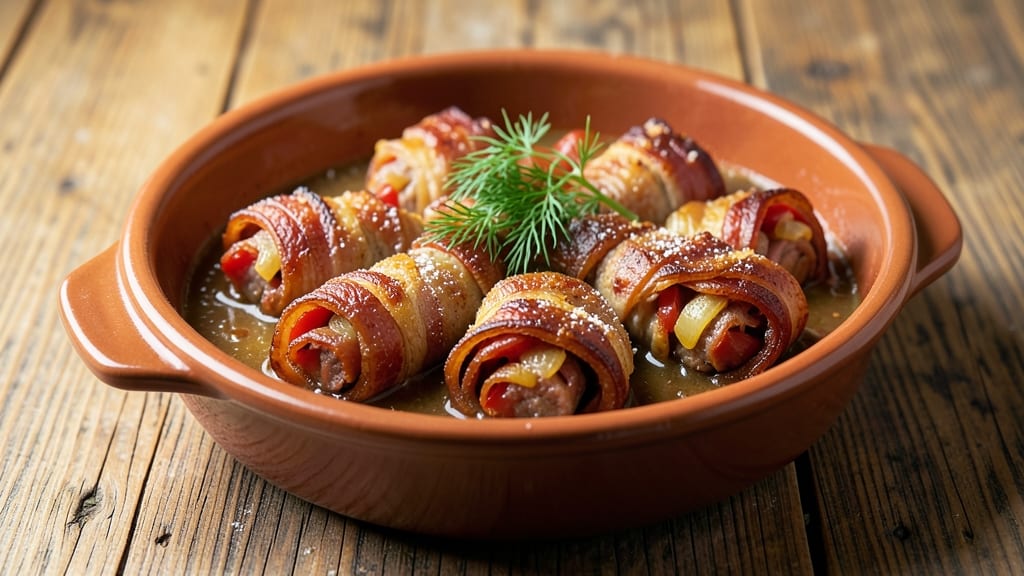 Authentic German Beef Rouladen Recipe: Mustard-Sweetened Rolls With Crispy Onion Layers