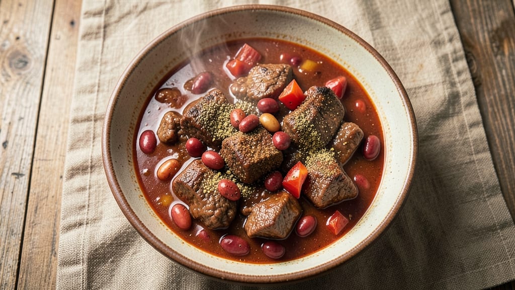Beef and Bean Crockpot Chili Recipe: Deep-Red Spice Infusion Without Burning a Single Pot
