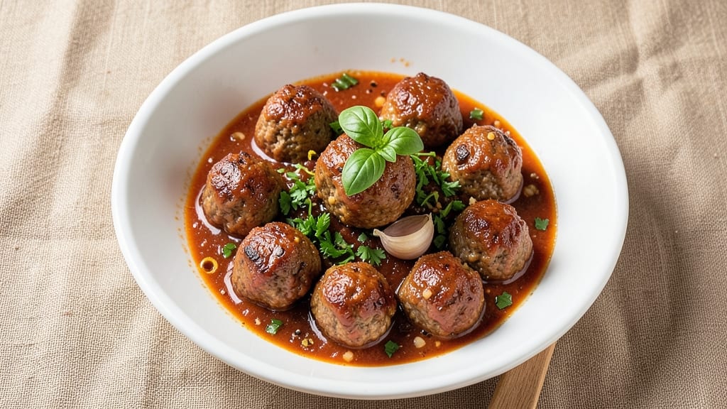 All Ground Beef Meatball Recipe: Pan-Seared Crust With Juicy Centers