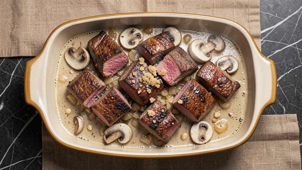Beef and Mushroom Casserole Recipe: Deep Umami Bake With Golden Crisp Top