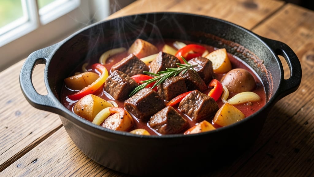 Beef and Potato Goulash Recipe: Smoky Paprika-Kissed Stew With Hearty Texture