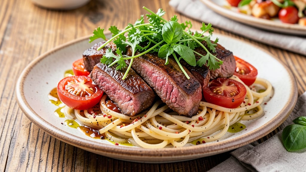 Beef and Briccoli Recipe: Roman-Style Pasta with Crispy Beef and Al Dente Greens