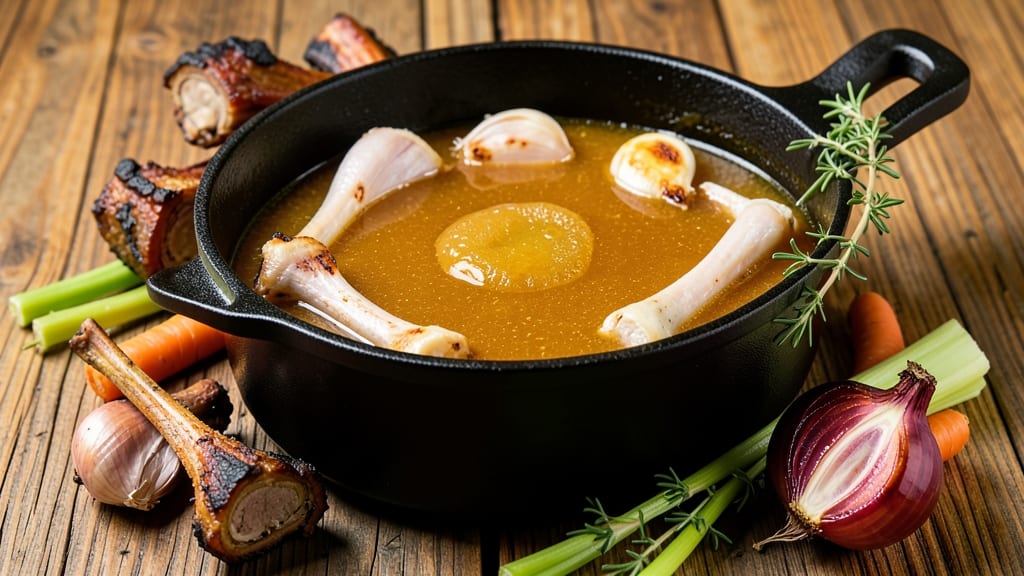 Beef and Chicken Bone Broth Recipe: Collagen-Rich Elixir for Gut Health