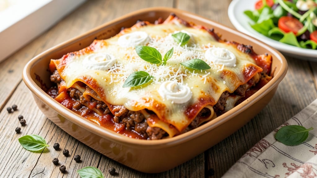 All-Beef Lasagna Recipe: Layered Richness With Melted Cheese Rivers