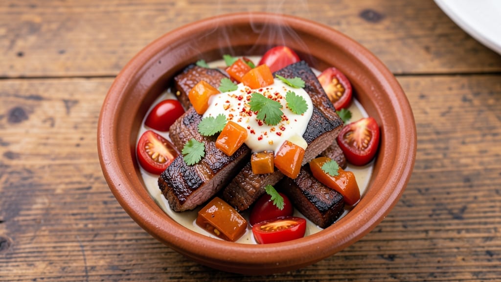 Achari Beef Recipe: Spiced Tomato-Tamarind Braise with Tender Beef Bites