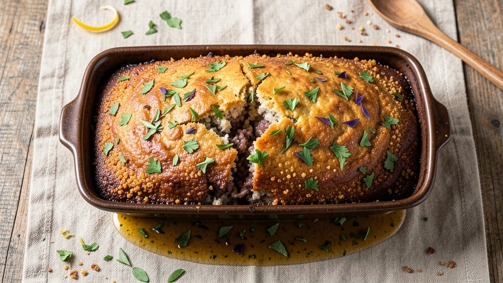 Beef and Chicken Meatloaf Recipe: Two-Protein Powerhouse With Herby Crust
