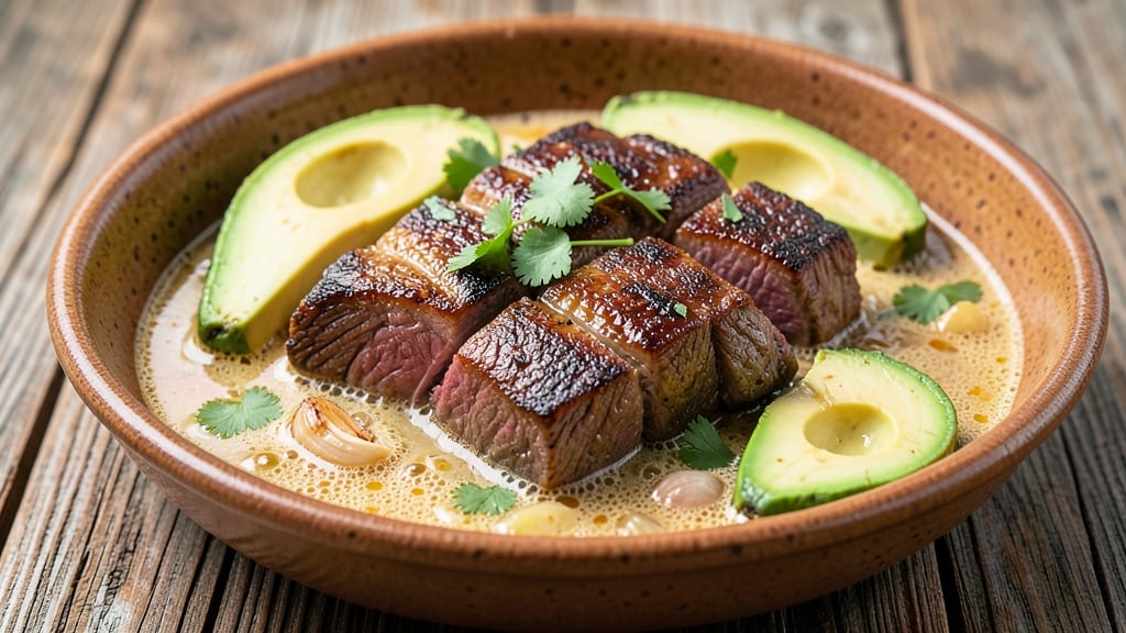 Beef Avocado Soup Recipe: Creamy Avocado Blend With Smoky Beef Chunks