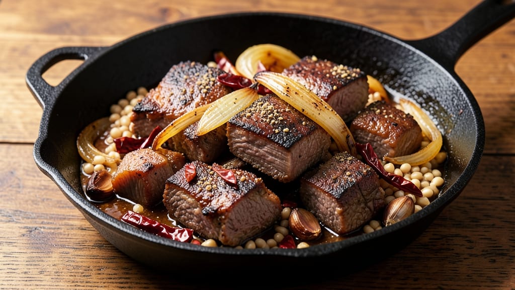 Beef and Hominy Recipe: Smoky Chili-Spiced Stew With Hearty Corn