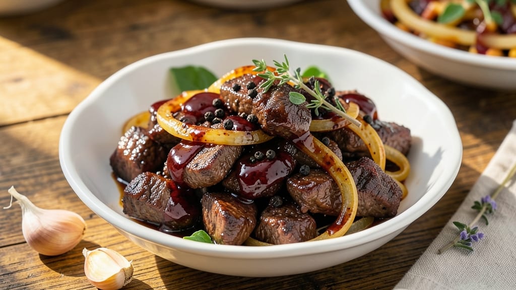 Barbecue Beef Tips Recipe: Smoky-Grilled Crunch With Caramelized Fond Magic