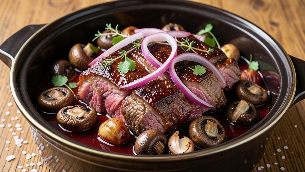 Beef and Mushroom Pressure Cooker Recipe: Ultra-Tender Meat and Earthy Mushrooms in 30 Minutes